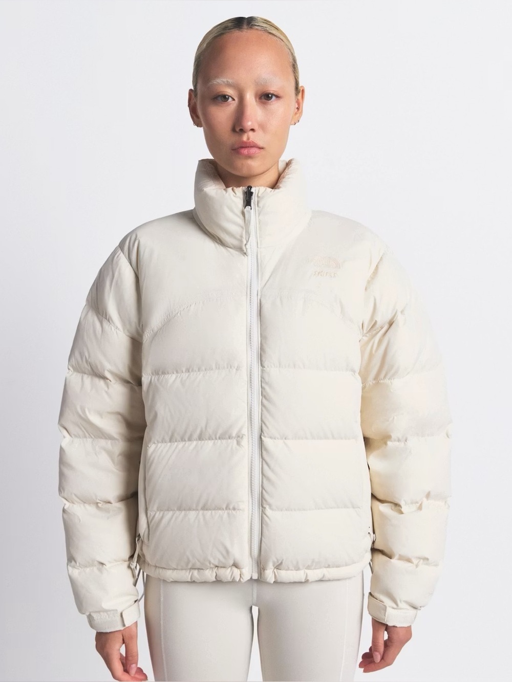 THE NORTH FACE TNF x SKIMS 2000 Retro Nuptse Jacket in bone size XS NWT